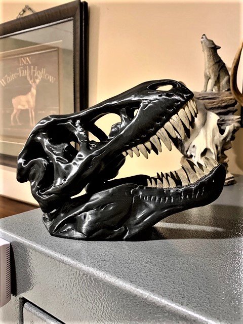 3D printed dinosaur skull SA
