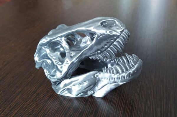 Custom dinosaur skull