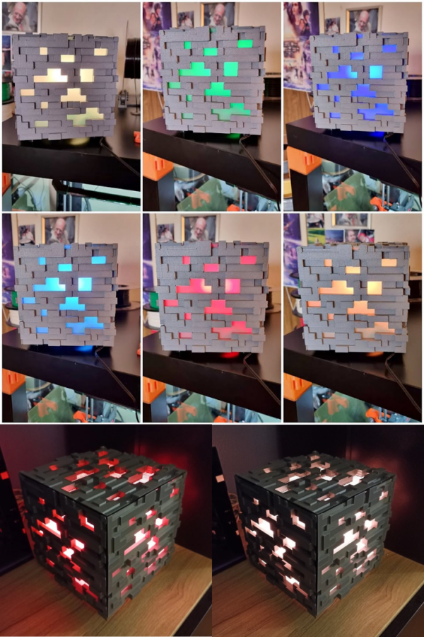 LED Minecraft lamp SA