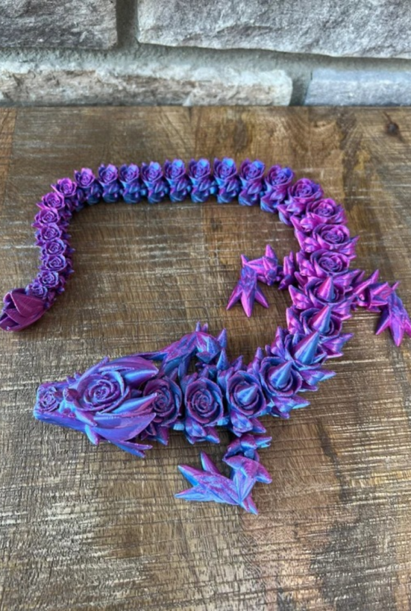 3D Printed Articulated Dragon - Handcrafted & Made to Order - South Africa