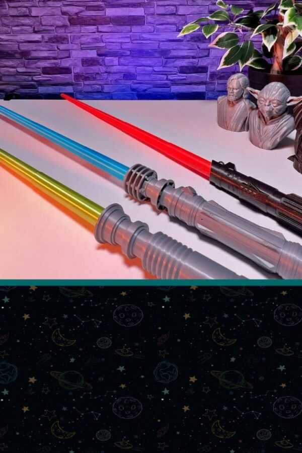 3D Printed Lightsaber Replicas Retractable Star Wars Display Pieces South Africa