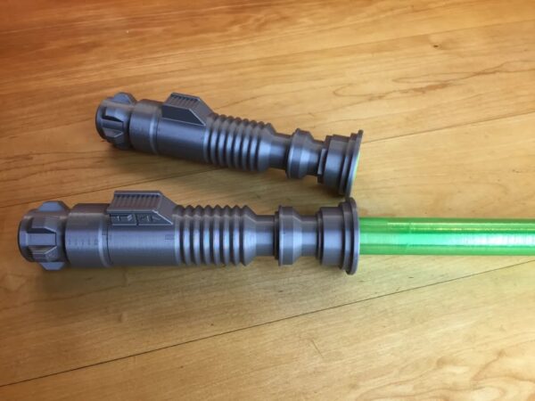 Custom Retractable Lightsabers 3D Printed Star Wars Art & Collectibles