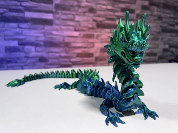 Handcrafted 3D Printed Dragon - Movable Joints - Delivered to Cape Town, Joburg & Beyond